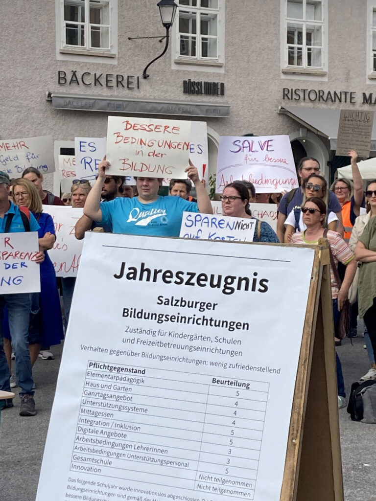 Kundgebung Salzburg